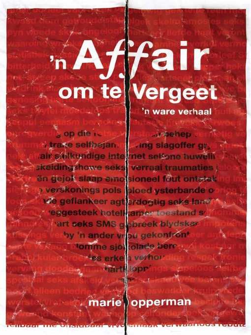 Title details for n Affair om te vergeet by Marie Opperman - Available
